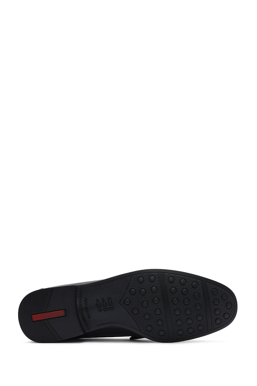 Men's Black Leather Casual Loafer