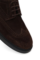 Male Brown Lace-up Suede Casual Shoes | Derimod