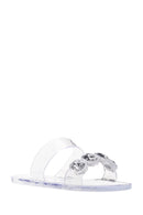 Women's Transparent Jelly Stone Slippers | Derimod