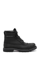 Caterpillar Women's Black Colorado Galosh WP Lace-Up Leather Combat Boots | Derimod