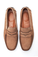 Erkek Deri Nubuk Loafer | Derimod