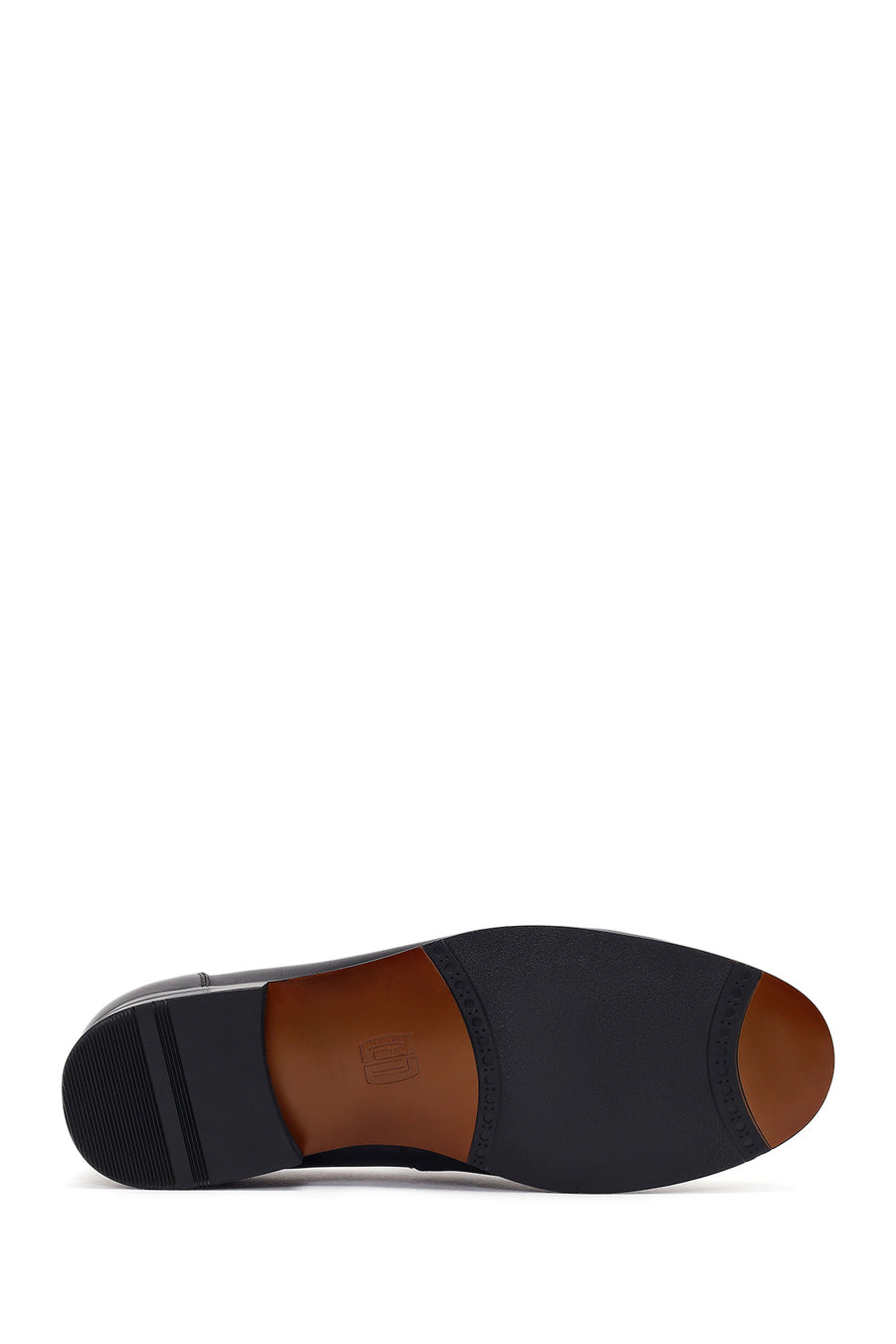 Derimod Black Male Black Leather Classic Loafer