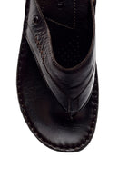 Men's Leather Slippers | Derimod