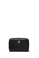 Women's Black Patent Leather Wallet | Derimod