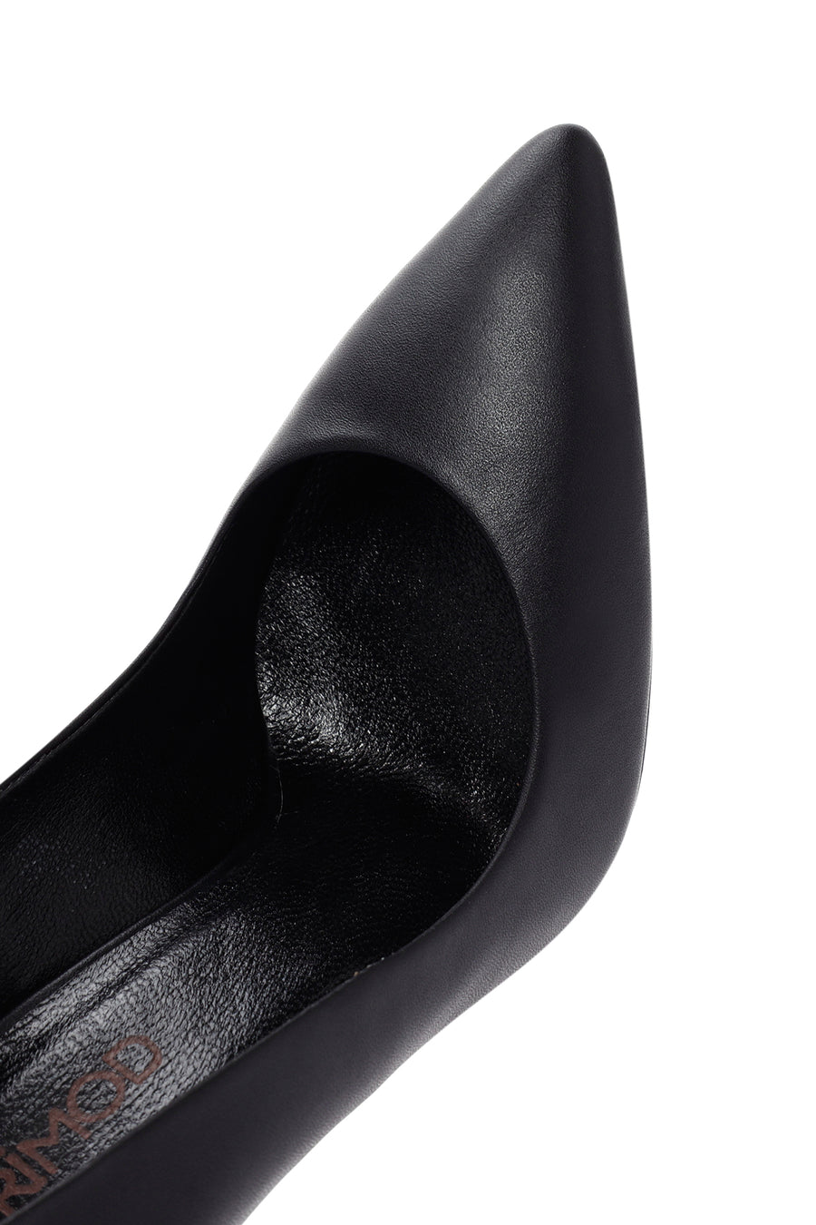 Kadın Siyah İnce Topuklu Deri Stiletto