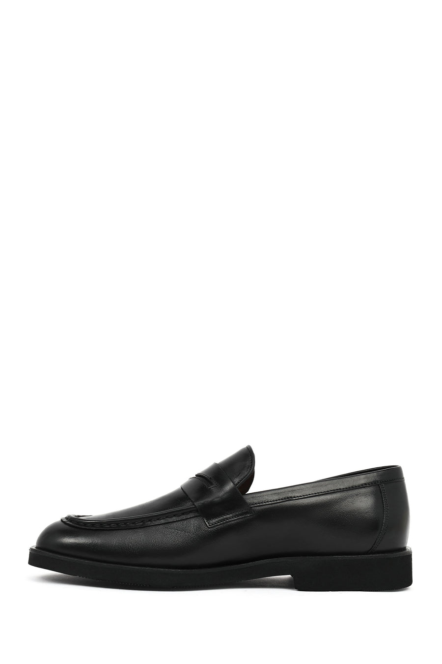 Men's Black Leather Classic Loafer