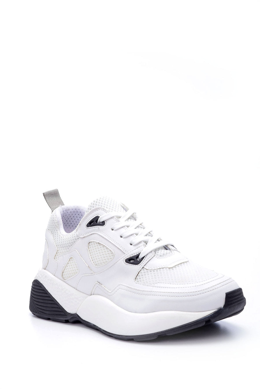Men's High-Sole Leather Sneaker