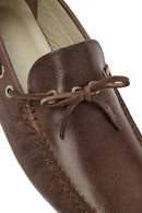 Men's Brown Leather Loafer | Derimod