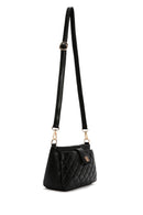 Women's Black Long Strap Quilted Handbag | Derimod