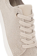 Derimod Zero Women's Beige Stone Thick Soled Sneaker | Derimod