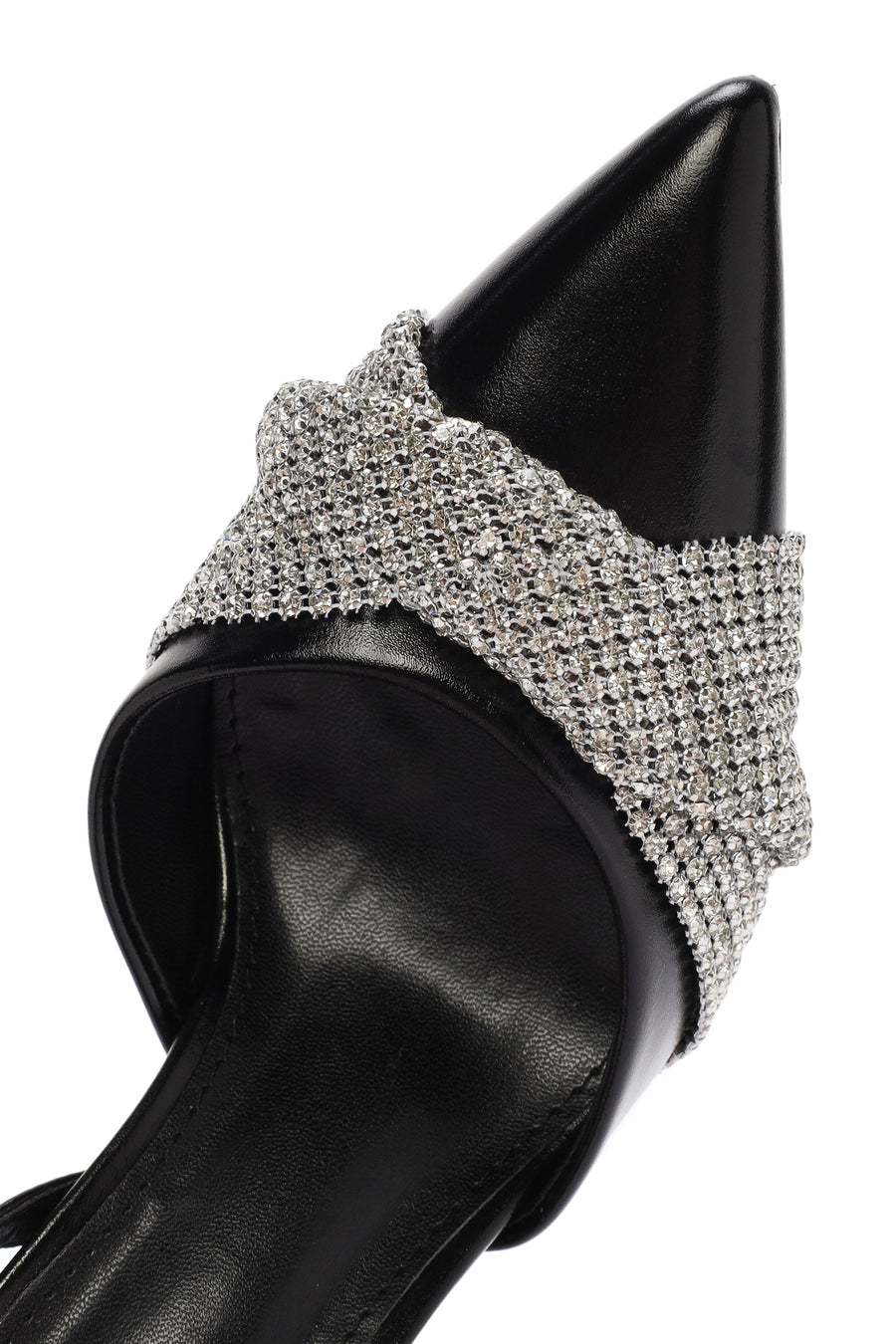 Women's Black Slingback High Heeled Stilettos