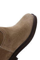 Women's Brown Suede Leather Boots | Derimod