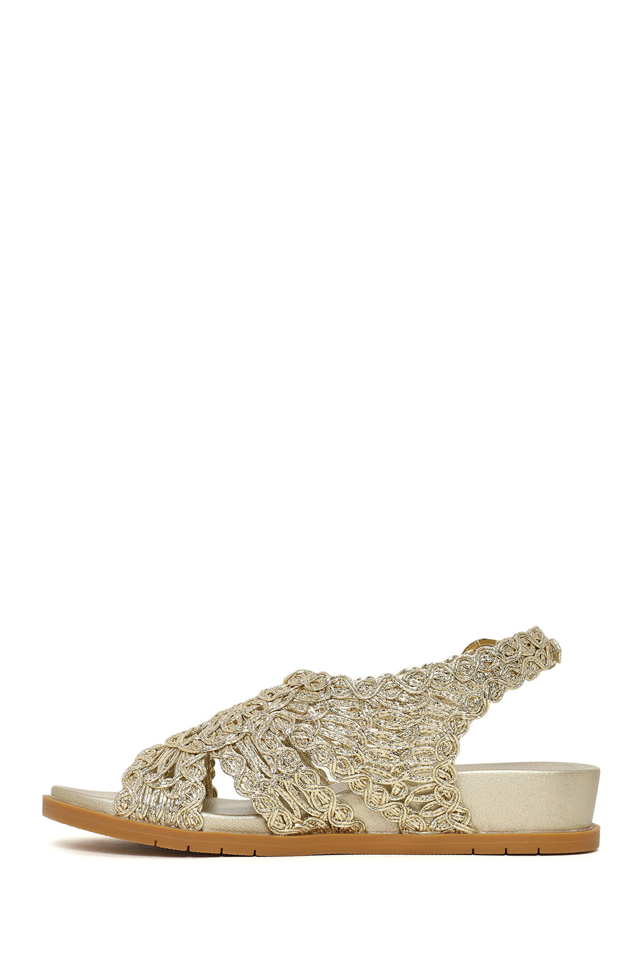 Woman Gold Metallic Sandal