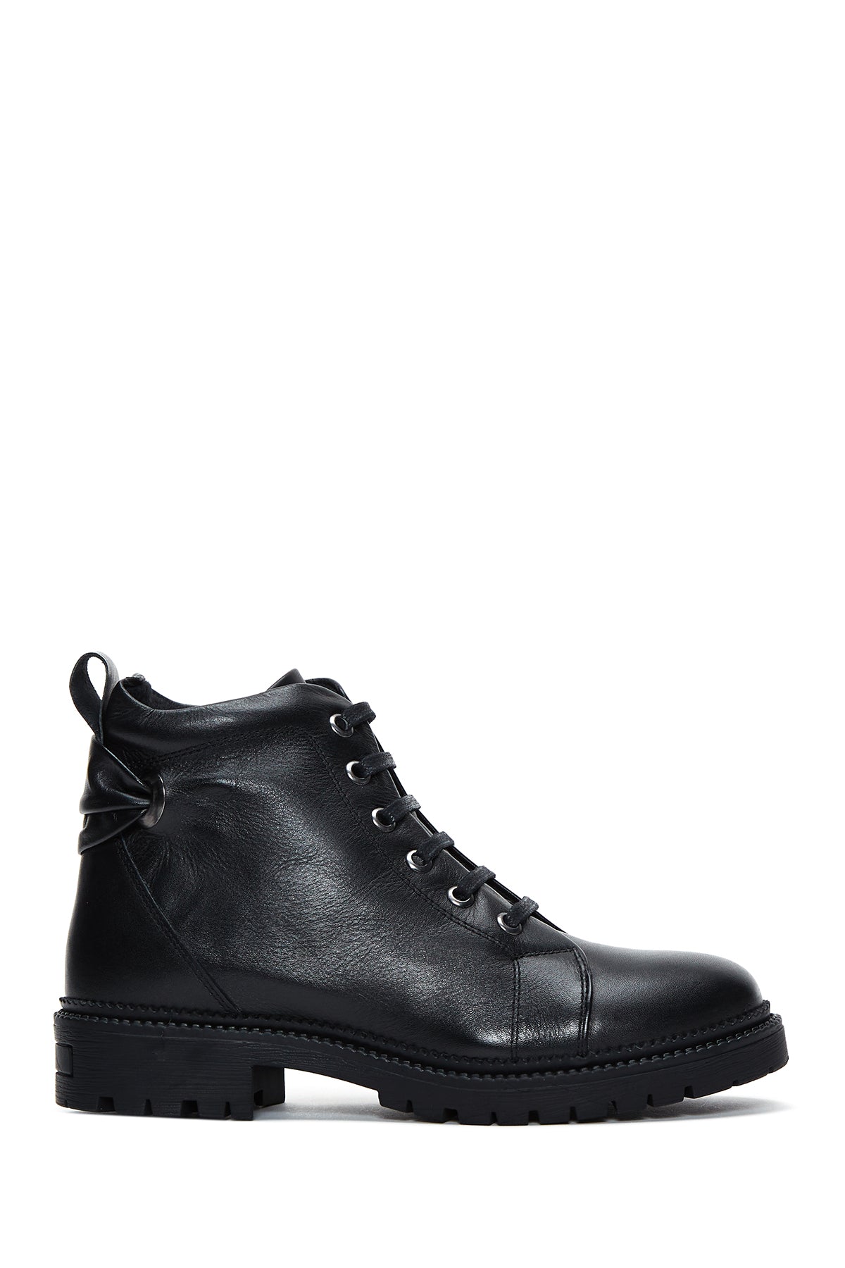 Women's Black Leather Boots 23WFD413118 | Derimod