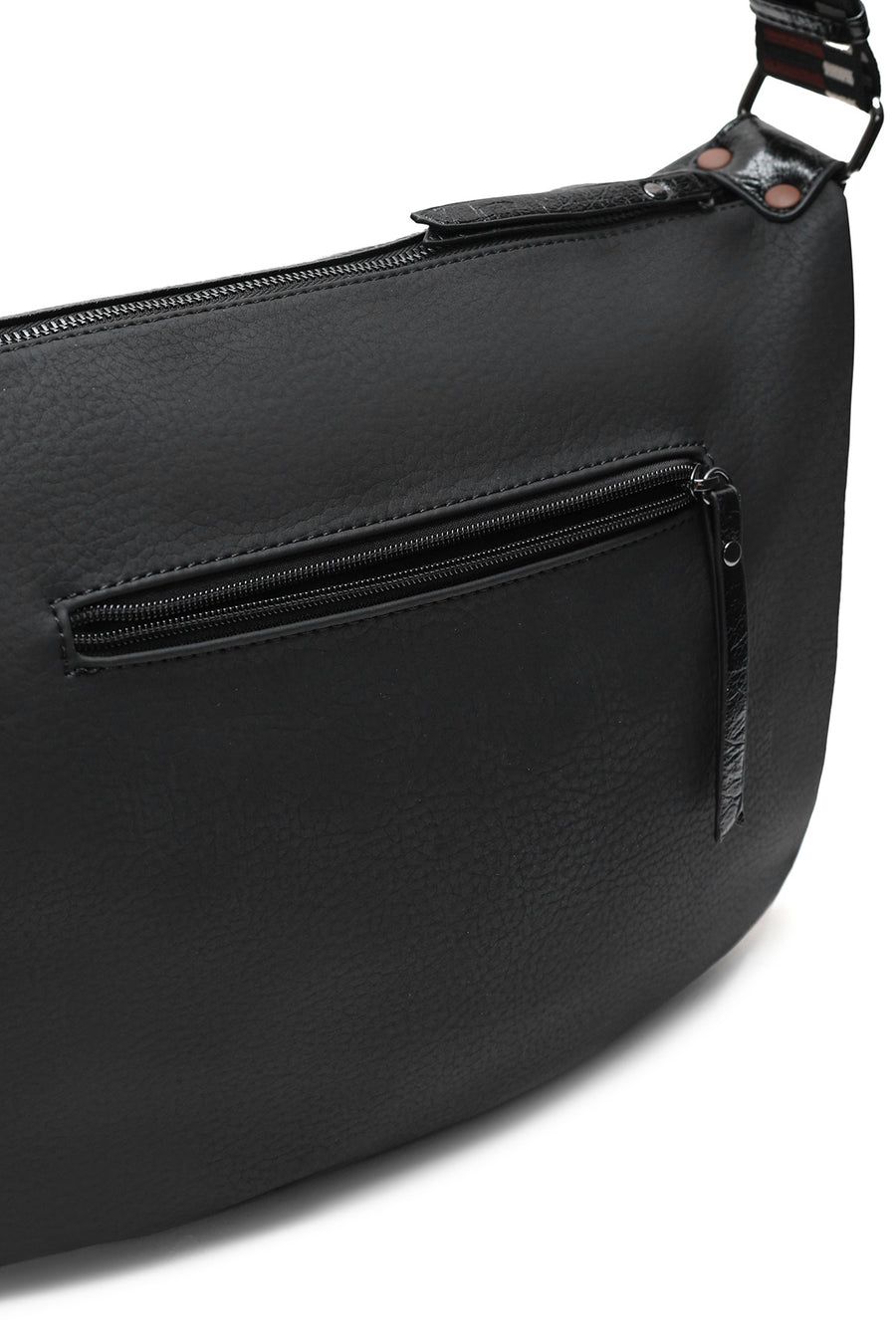 Women's Black Long Strap Shoulder Bag