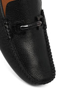 Erkek Siyah Tokalı Deri Casual Loafer | Derimod