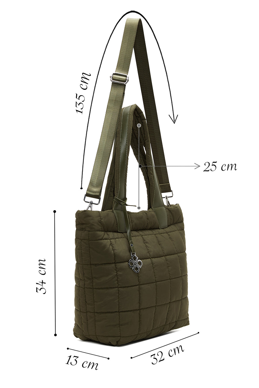 Women's Khaki Shoulder Bag