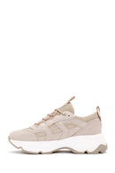 Women's Beige Thick Soled Sneaker | Derimod