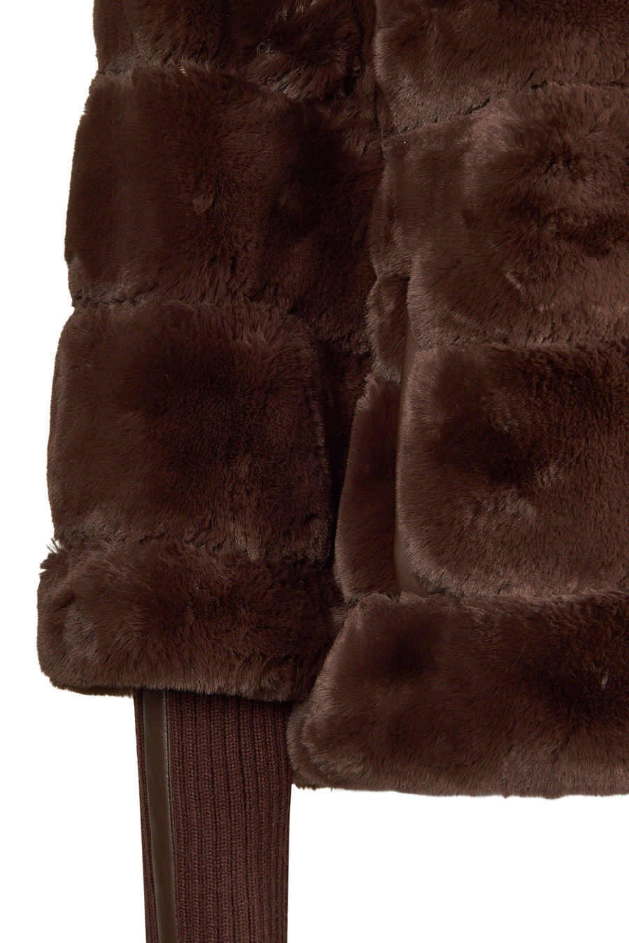 Dolomiti Woman Brown Short Teddy Coats