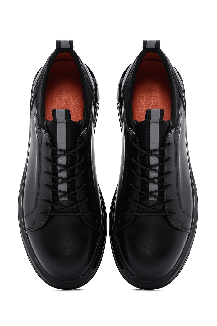 Men's Black Leather Sneaker