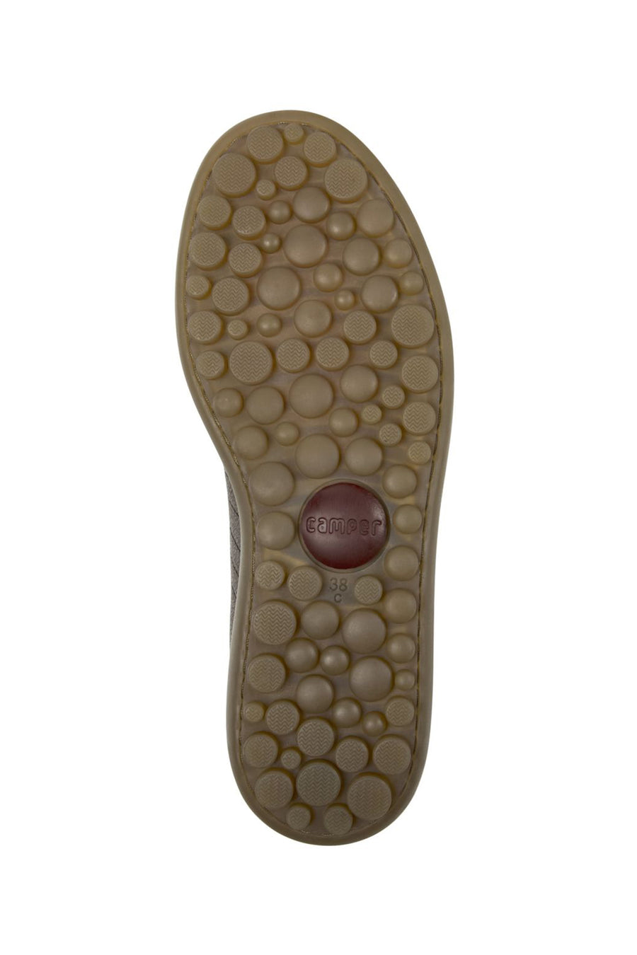 Camper Brown Women's Pelotas Ariel Leather Sports Shoes