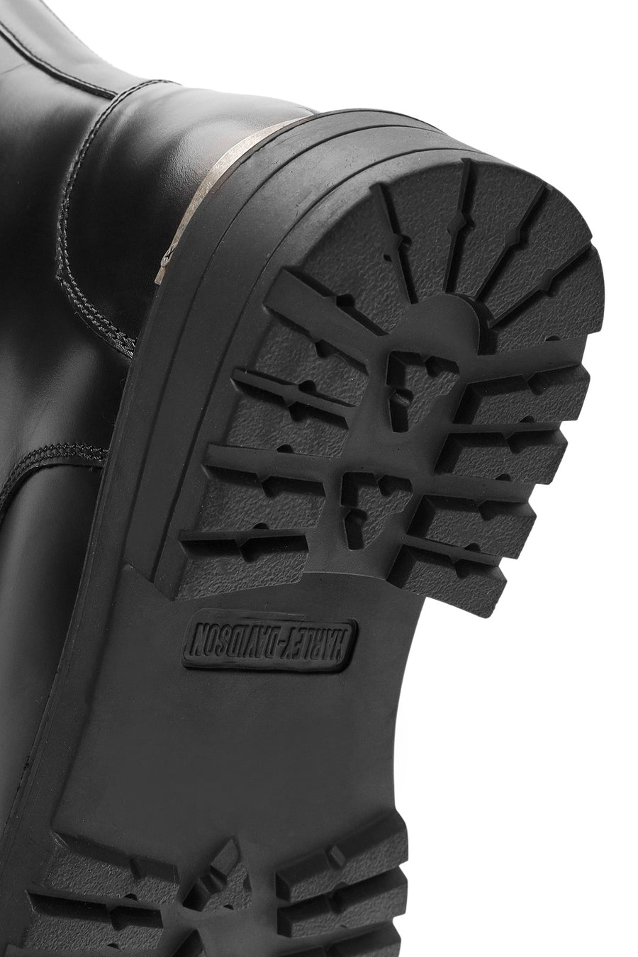 Harley Davidson Men's Black Thar Lace-Up Leather Combat Boots