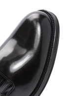 Men's Black Laced Leather Classic Shoes | Derimod