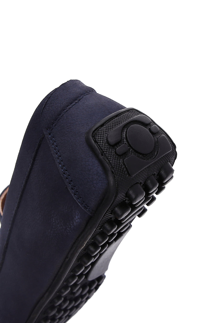 Men's Navy Blue Nubuck Leather Casual Loafer