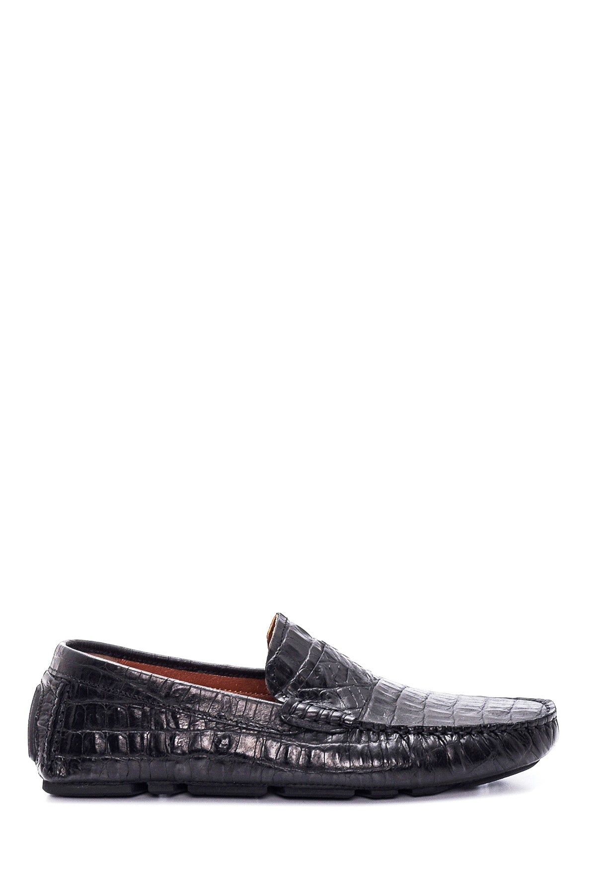 Erkek Deri Kroko Loafer 22SFD6021E3 | Derimod