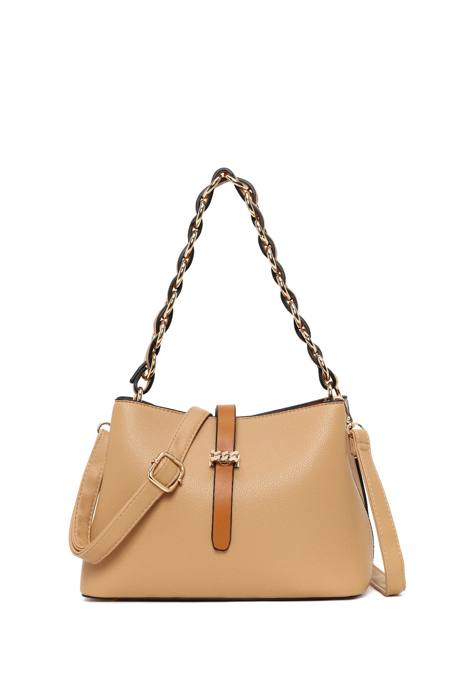 Woman Beige Long-Strap Shoulder Bag 26PBD267418 | Derimod