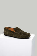 Suede Men's Loafer | Derimod