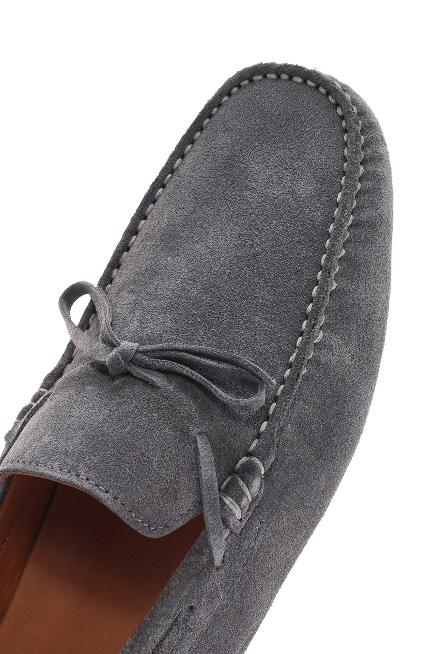 Men's Gray Suede Leather Loafer