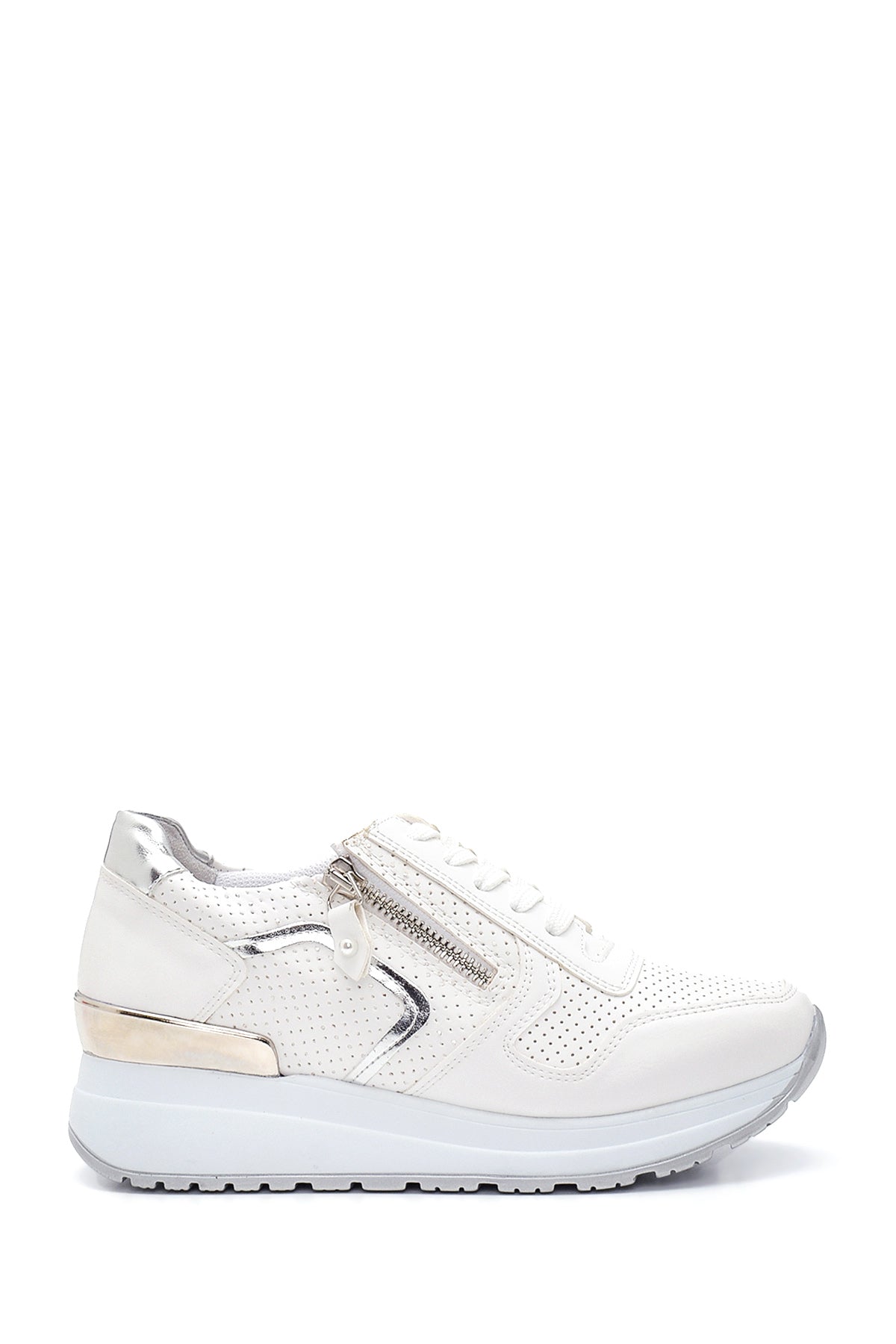 Kadın Fermuar Detaylı Sneaker 22SFE425014 | Derimod