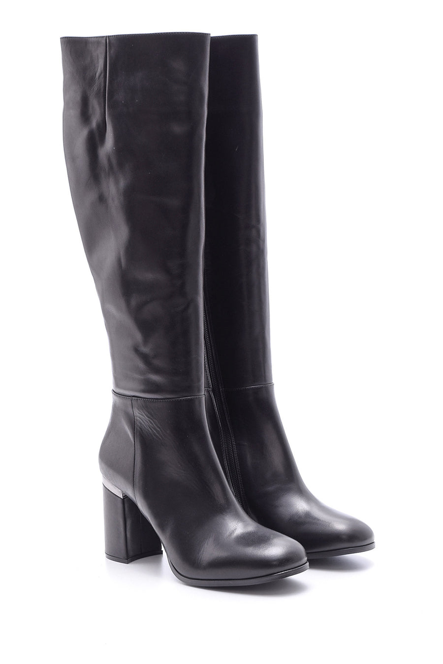 Women's Heeled Leather Boots