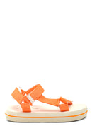 Women's Orange Flat Sandals | Derimod