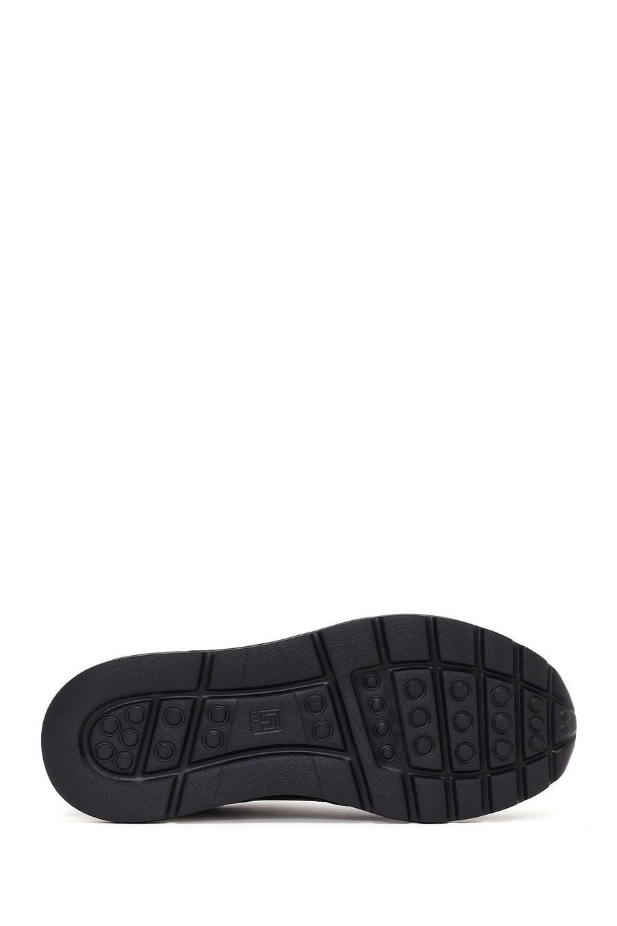 Male Black Lace-Up Leather Sneaker