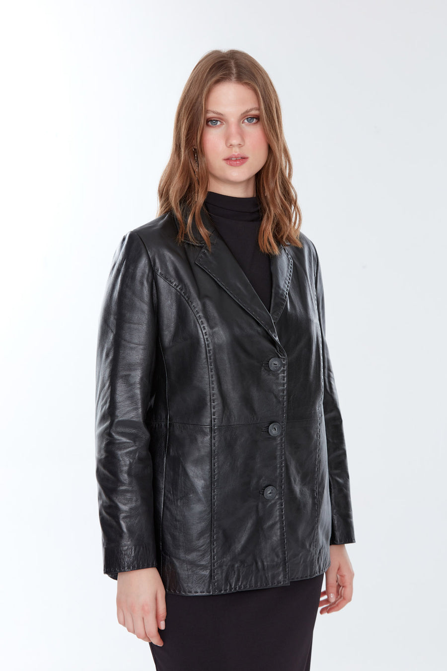 Barbara (plus) Women's Black Coat
