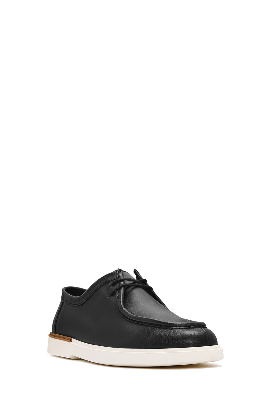 Men's Black Leather Casual Shoes