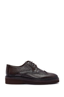 Men's Brown Laced Leather Classic Shoes | Derimod