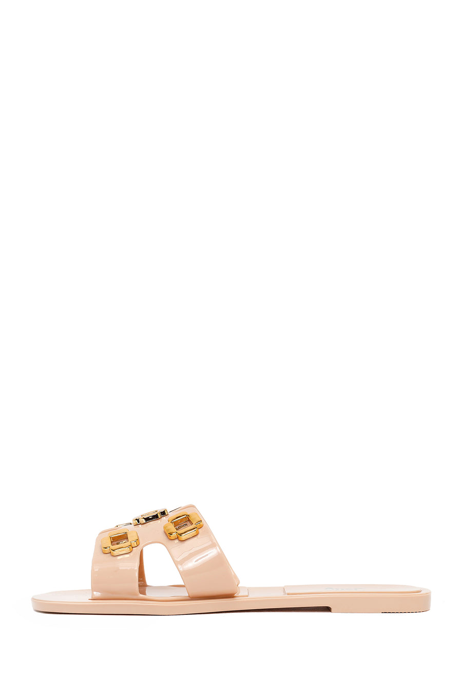 Woman Beige Jelly Slipper