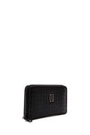 Men's Black Knitted Wallet | Derimod