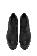 Men's Black Laced Leather Classic Shoes | Derimod