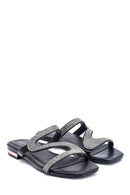 Women's Stone Detailed Casual Slippers | Derimod
