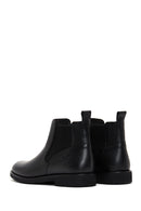 Men's Black Leather Chelsea Boots | Derimod