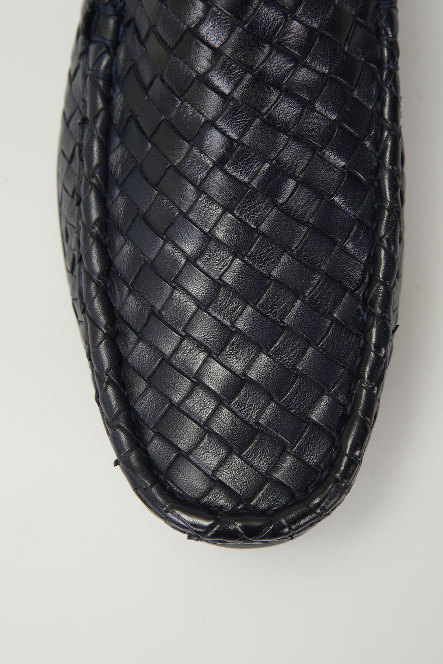 Men's Navy Blue Leather Shoes