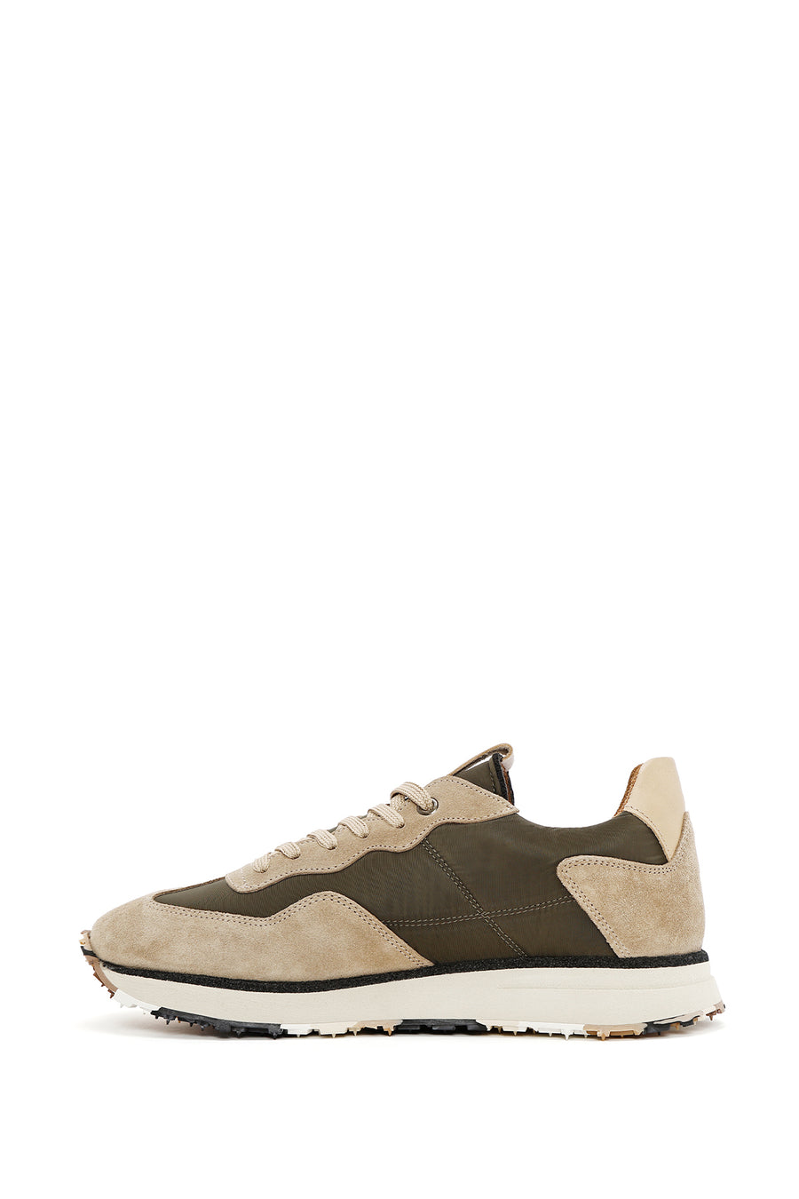 Men's Mink Lace-up Leather Sneaker