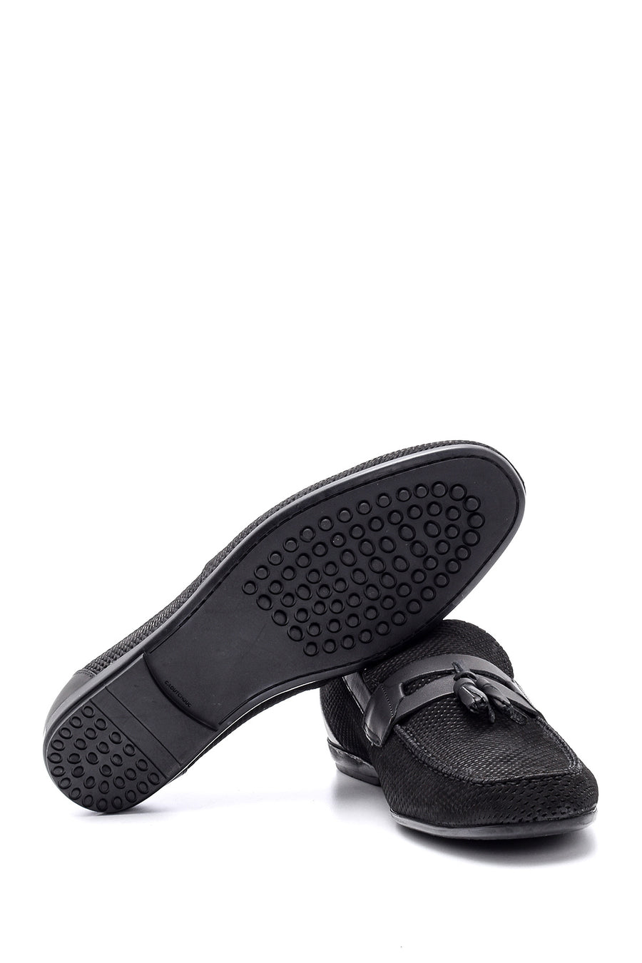 Erkek Püskül Detaylı Nubuk Loafer