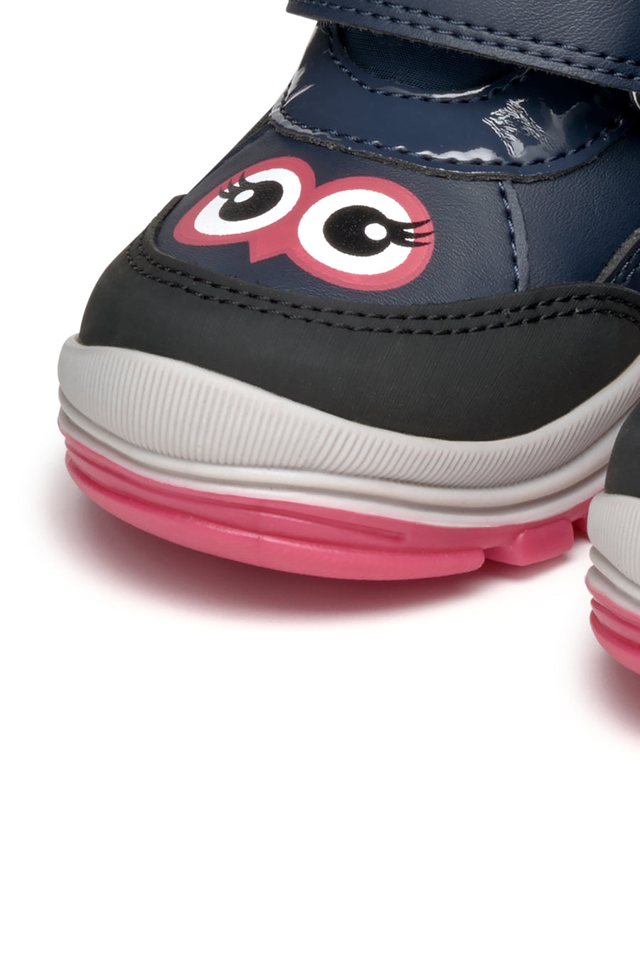 Geox Kız Bebek Lacivert B Flanfil Bantlı Waterproof Deri Bot