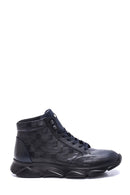 Men's Leather Square Patterned Boots | Derimod