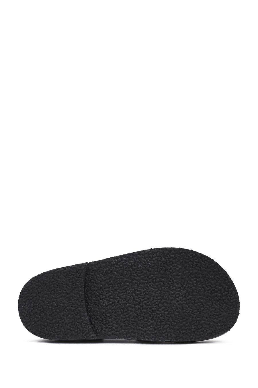 Women's Black Ankle Strap Thick Soled Sandals